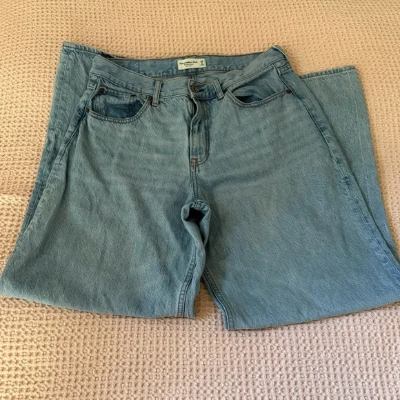 Abercrombie & Fitch The Ultra Loose Low Rise Jeans Size 29/8 - Picture 5 of 10